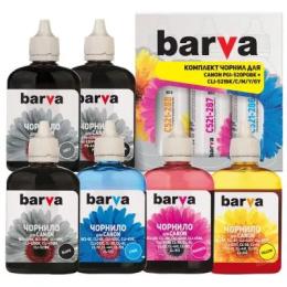 Чорнило BARVA Canon PGI-520PGBK + CLI-521BK/C/M/Y/GY (6x90 г) SET (CPGI520-6-090-MP)