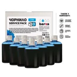 Чорнило BARVA Canon/HP/Lexmark Universal №4 Cyan 10x100мл ServicePack (CU4-1SP-C)