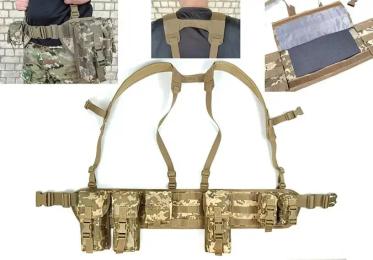 Тактичний пояс EasyFit Palianytsia Advanced Pixel з комплектом підсумків (5 шт) ЗСУ MM-14