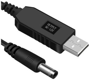Кабель живлення для роутера Infinity USB-DC 5v-12v (1m)