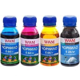 Чорнило для принтера WWM Epson L605/L4150/L1455, 4х100г Black (E26/64SET4-2) BP/C/M/Y