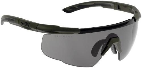 Тактичні окуляри Wiley X Saber Advanced (Grey/Clear/Rust) Green (3 лінзи)
