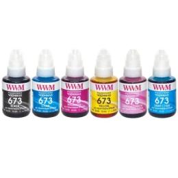Чорнило для принтера WWM Epson L800, 6х140г B/C/M/Y/LC/LM Blue (E673SET6)