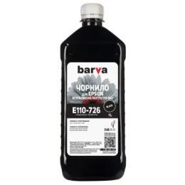 Чорнило BARVA EPSON M1100/M3170 (110) BLACK 1л Pigm. (E110-726)