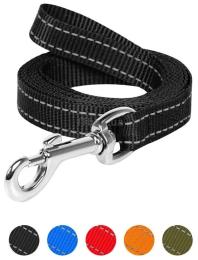 Повідець для тварини Dog Extreme Ш 20 мм Д 200 см чорний (04631) Black