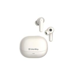 Бездротові навушники ColorWay Slim TWS-1 Earbuds Long Life Beige