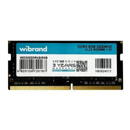 Оперативна память Wibrand 8GB SODIMM DDR4 3200 MHz (WI3200DDR4S/8GB)