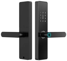 Замок біометричний автономний Trinix TRL-5101BTF Black L/R з Bluetooth, зчитувачем відбитків пальців і карт Mifare