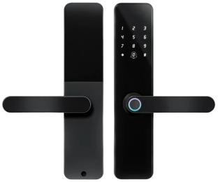 Замок біометричний автономний Trinix TRL-5110BTF Black L/R з Bluetooth, зчитувачем відбитків пальців і карт Mifare