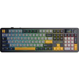 Клавіатура Aula F108 Pro Wireless Gasket Reaper switch Black (6978080501295) EN/UA