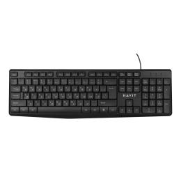 Клавіатура Havit KB206 USB Black Eng/Ukr