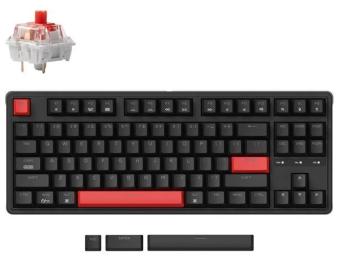 Клавіатура Keychron C3 Pro V2 87Key K pro Brown USB-A QMK Black (C3PX-H3-UA) EN/UKR