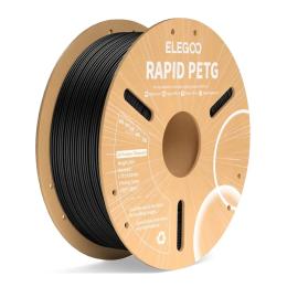 Пластик для 3D-принтера ELEGOO Rapid PETG Filament 1кг Black 1.75мм (50.203.0216)