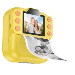 Камера миттєвого друку Hoco DV211 Yellow Dual camera children printing camera