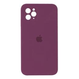 Чохол-накладка EpiK Silicone Case Square Full Camera Protective (AA) для iPhone 11 Pro Maroon