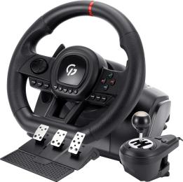 Кермо GamePro RW038PM (з педалями та коробкою передач)