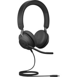 Накладні навушники Jabra Evolve2 40 SE, USB C/A, MS Stereo
