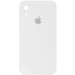 Чохол-накладка Infinity Silicone case for iPhone XR (9) square side White
