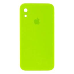 Чохол-накладка EpiK Silicone Case Square Full Camera Protective (AA) для iPhone XR Neon Green