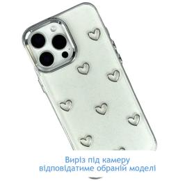 Чохол-накладка Infinity Silicone для Samsung Galaxy A07 Transparent Серце