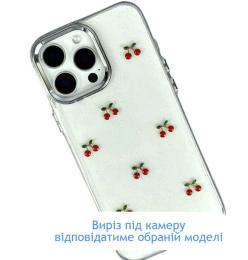 Чохол-накладка Infinity Silicone для Samsung Galaxy A07 Transparent Черешня