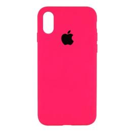Чохол-накладка EpiK Silicone Case Full Protective (AA) для iPhone XS Barbie Pink