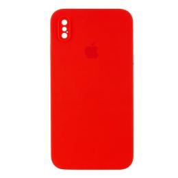Чохол-накладка EpiK Silicone Case Square Full Camera Protective (AA) для iPhone XS Red
