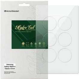 Захисна плівка для смарт-годинника ArmorStandart Supreme для Samsung Galaxy Watch 6 Classic 47mm 6 шт. (ARM70410)