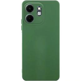 Чохол-накладка GETMAN TPU Liquid Silk Full Camera для Motorola Moto G06 Dark Green