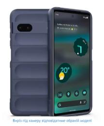 Чохол-накладка Infinity Airbags Silicone Cover iPhone 16 Pro Max Dark Blue