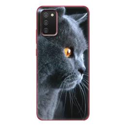 Чохол-накладка Boxface 41511-up1346 для Samsung Galaxy A025 A02s/A037 A03s Picture Silicone English cat