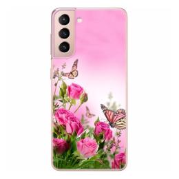Чохол-накладка Boxface 41709-up1000 для Samsung Galaxy G991 S21 Picture Silicone Flowers