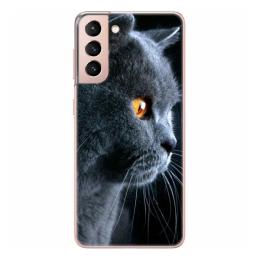 Чохол-накладка Boxface 41709-up1346 для Samsung Galaxy G991 S21 Picture Silicone English cat