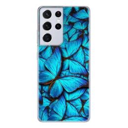 Чохол-накладка Boxface 41719-up1550 для Samsung Galaxy G998 S21 Ultra Picture Блакитні метелики