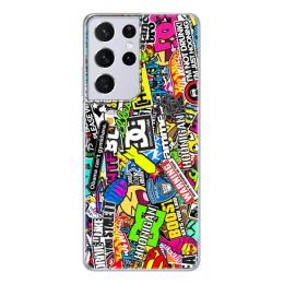Чохол-накладка Boxface 41719-up880 для Samsung Galaxy G998 S21 Ultra Picture Multicolored Inscriptions