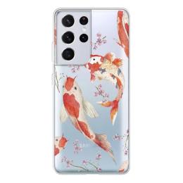 Чохол-накладка Boxface 41776-cc3 для Samsung Galaxy G998 S21 Ultra Picture Japanese Koi Fish