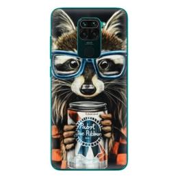 Чохол-накладка Boxface 39801-up1333 для Xiaomi Redmi Note 9 Picture Єнот з банкою