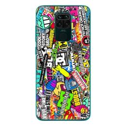 Чохол-накладка Boxface 39801-up880 для Xiaomi Redmi Note 9 Picture Multicolored Inscriptions
