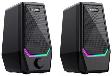 Акустична система Havit SK768 USB RGB Black (6939119042585)