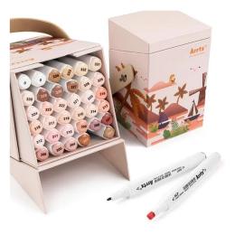 Набір маркерів Arrtx Alp ASM-02SK Brown 36 кольорів спиртові