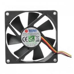 Вентилятор для ПК Titan TFD-8015M12Z Black 80х80х15мм, 3-pin