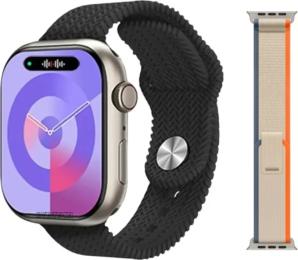 Смарт-годинник HK 9 Pro Max Plus IP67 Amoled Black (HK9PMMINIBLACK)