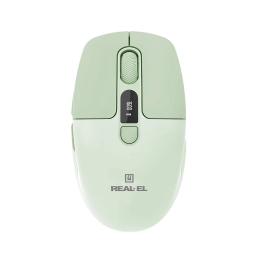 Мишка REAL-EL RM-481W Green (EL123200060)