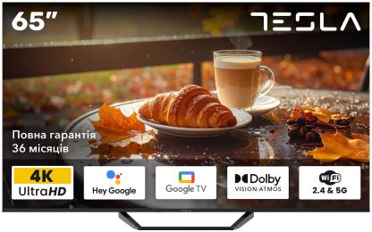 Телевізор Tesla 65E655BUS Black 65
