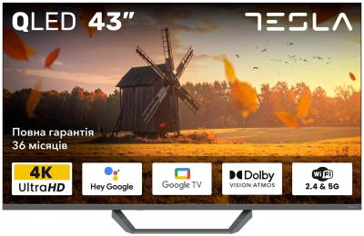 Телевізор Tesla Q43E655GUS Gray 43