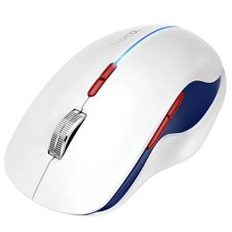 Мишка Hoco GM40 Dixon RGB dual-mode Space White