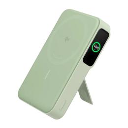 Зовнішній портативний акумулятор Anker MagGo 10K 15W Qi2 Green (A1654061)