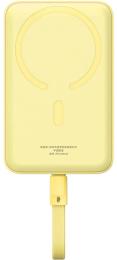 Зовнішній портативний акумулятор Baseus Magnetic Mini 30W 10000mAh Yellow