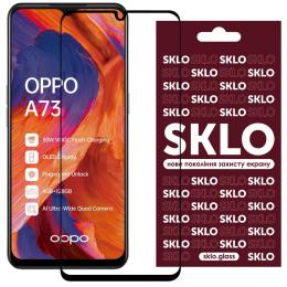 Захисне скло SKLO 3D Full Glue для Oppo A73 Black