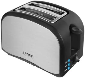 Тостер Brock BT 1003 SS Black Silver 800Вт